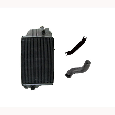 Aic Replacement Parts AR65715 Radiator w/ Hose Set Fits John Deere 1520 2020 2030 2440 2630 2640 300B AR65715-HOSES